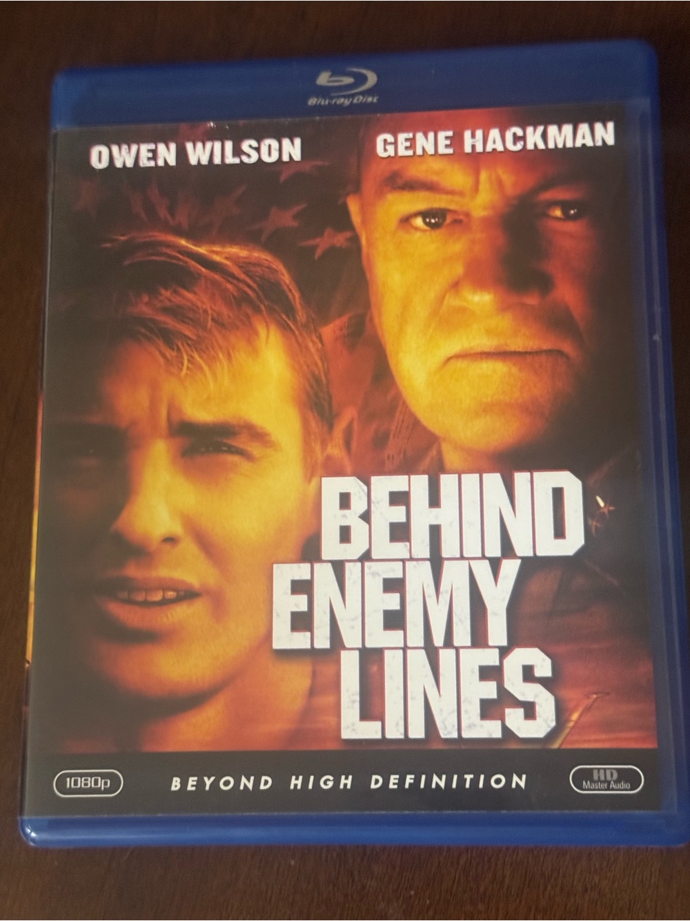 Behind Enemy Lines Blu-ray Movie - Owen Wilson & Gene Hackman